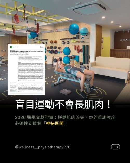 You are currently viewing 盲目運動不會長肌肉！2026 醫學文獻證實：逆轉肌肉流失的「神秘區間」