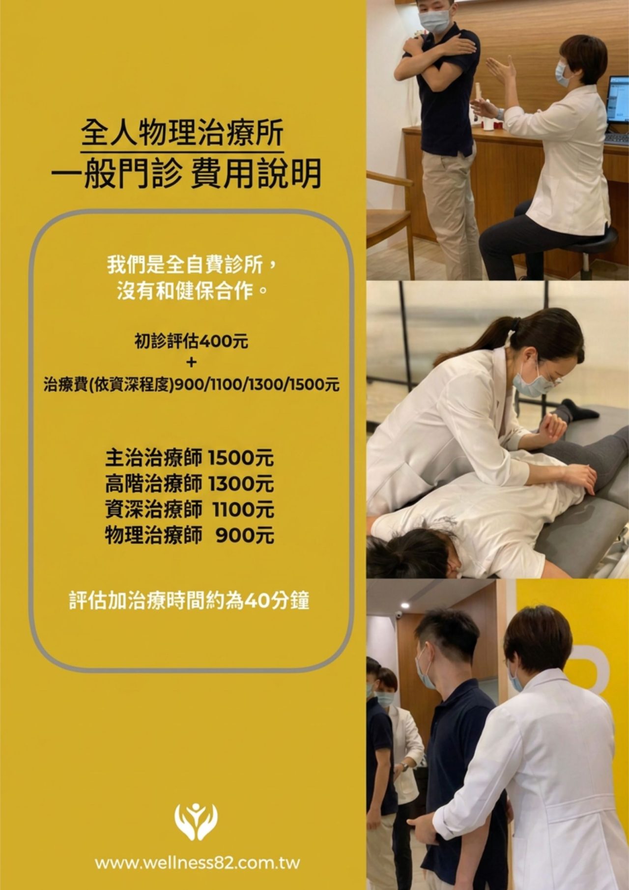 全人物理治療所費用